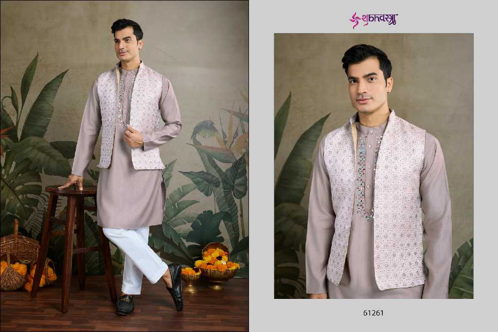 Shubhvastra Royal Drape Vol-1 Wholesale Exclusive Festival Mens Wear Koti Style with Kurta Collection