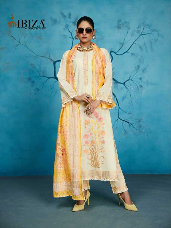 Ibiza Bosca Vol-10 Wholesale Pure Lawn Cotton With Handwork Salwar Suits