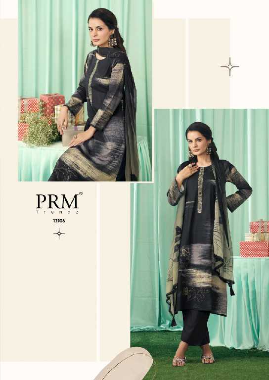 PRM Vanilla Wholesale Pure Cotton Linen With Embroidery Salwar Suits