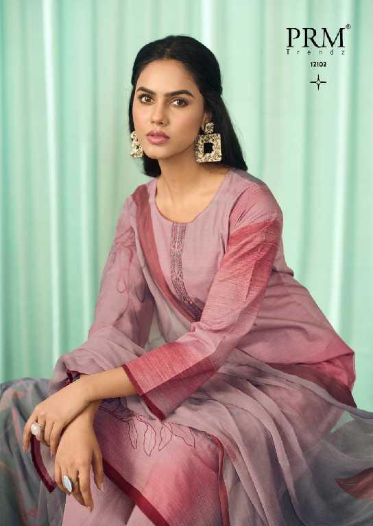 PRM Vanilla Wholesale Pure Cotton Linen With Embroidery Salwar Suits