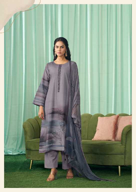 PRM Vanilla Wholesale Pure Cotton Linen With Embroidery Salwar Suits