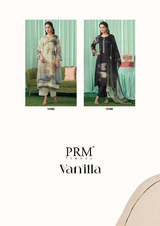 PRM Vanilla Wholesale Pure Cotton Linen With Embroidery Salwar Suits
