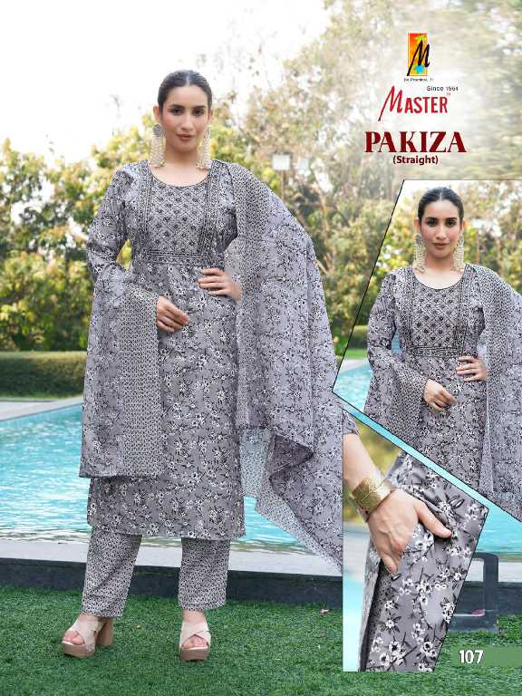 Master Pakiza Wholesale Straight Cut Top With Pant And Dupatta