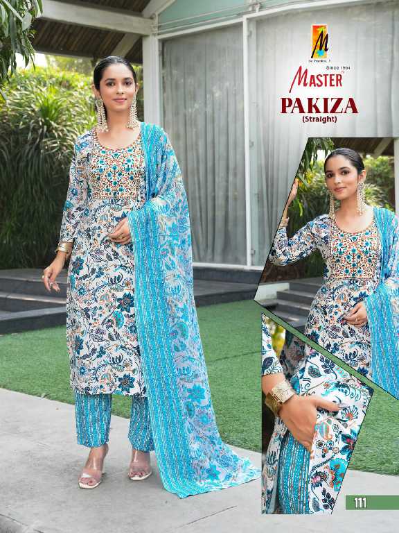Master Pakiza Wholesale Straight Cut Top With Pant And Dupatta