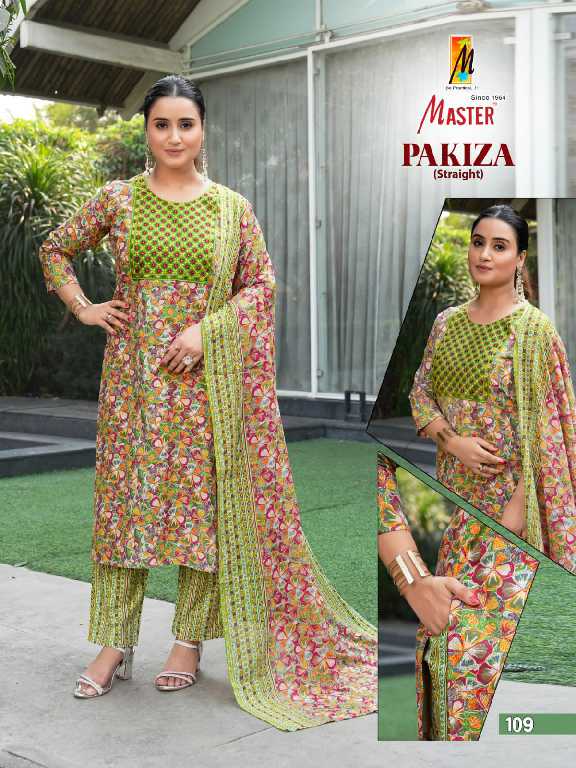 Master Pakiza Wholesale Straight Cut Top With Pant And Dupatta