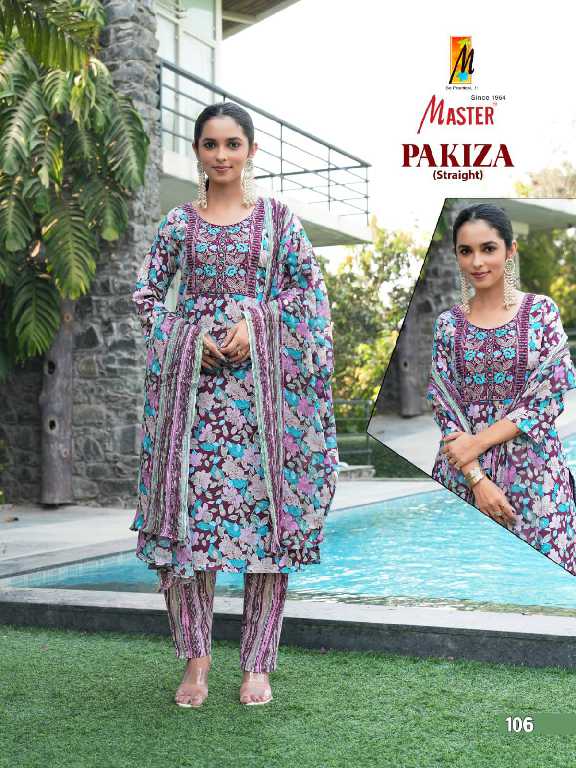 Master Pakiza Wholesale Straight Cut Top With Pant And Dupatta