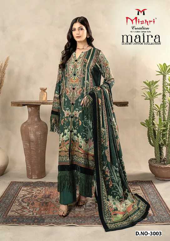 mishri creation maira vol 3 cotton modern pakistani dress material