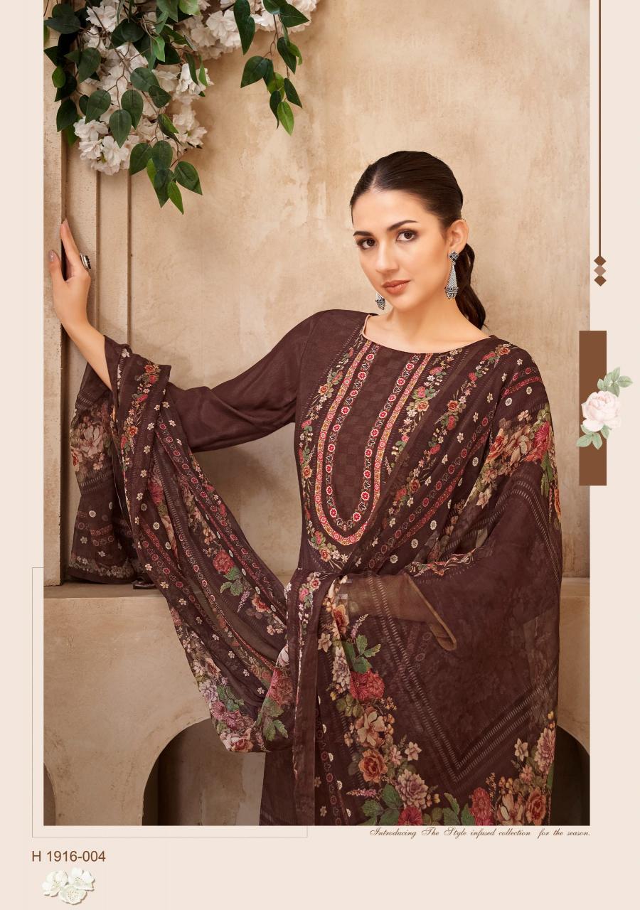 Alok Crazy Vol-2 Wholesale Viscose Muslin With Hand Work Dress Material