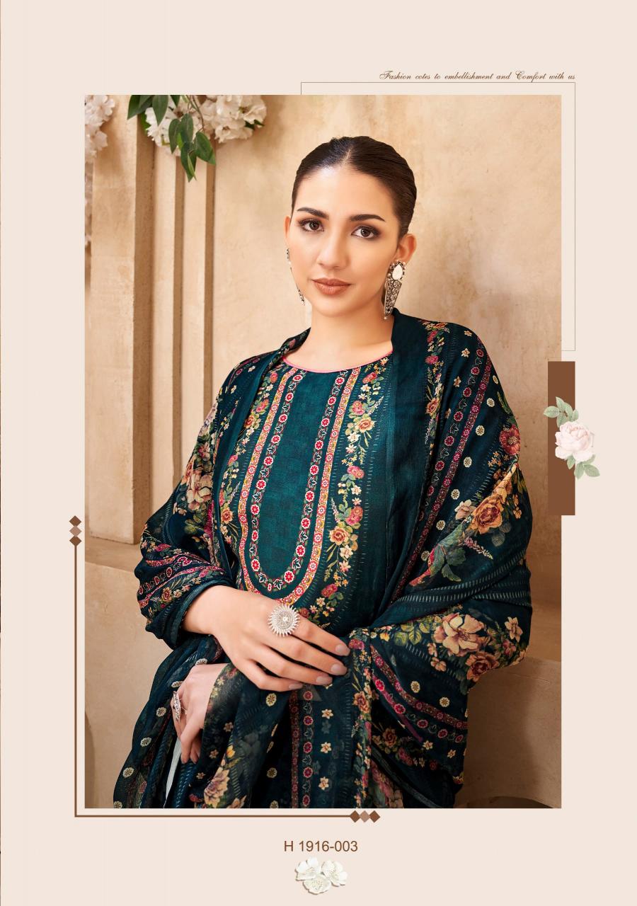 Alok Crazy Vol-2 Wholesale Viscose Muslin With Hand Work Dress Material