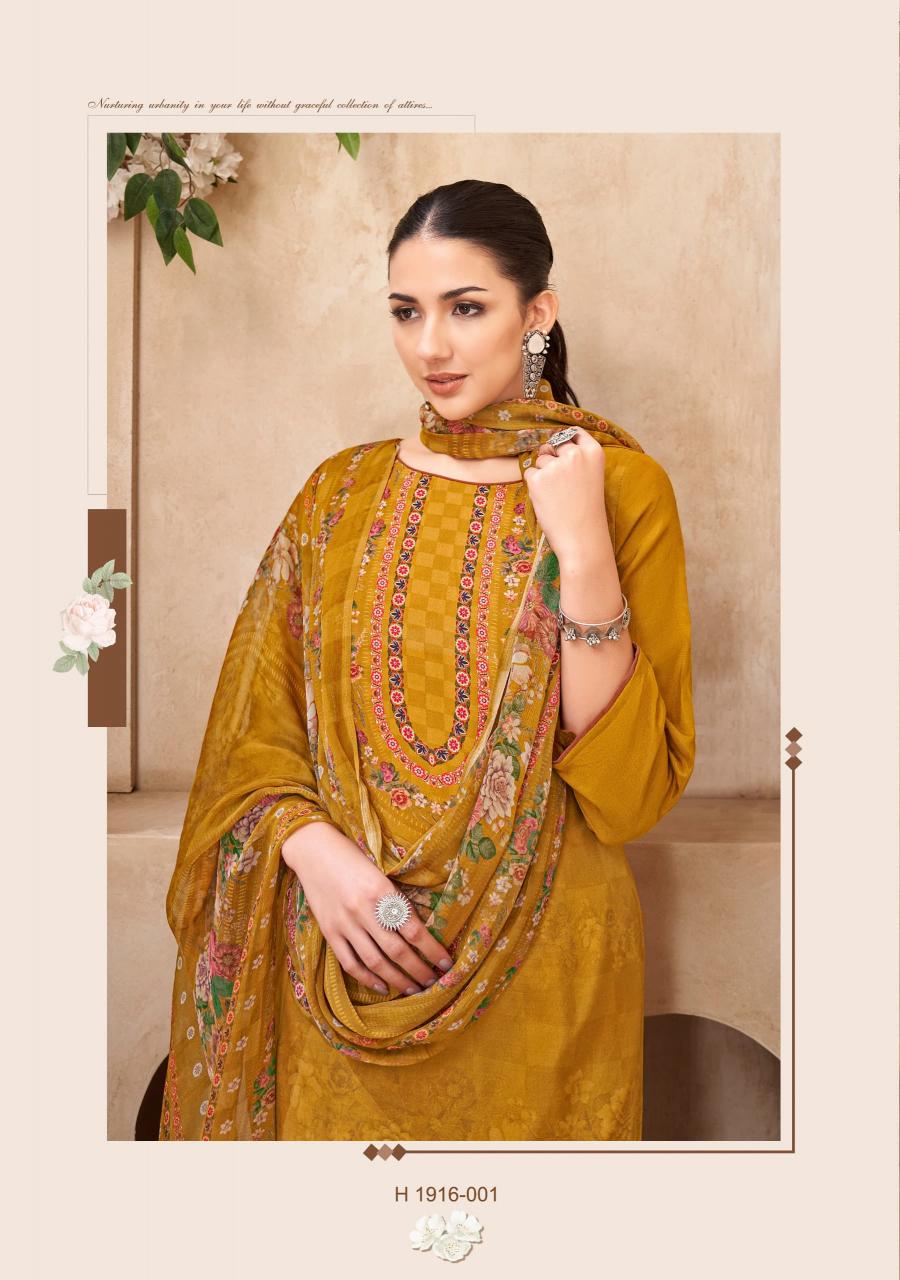 Alok Crazy Vol-2 Wholesale Viscose Muslin With Hand Work Dress Material