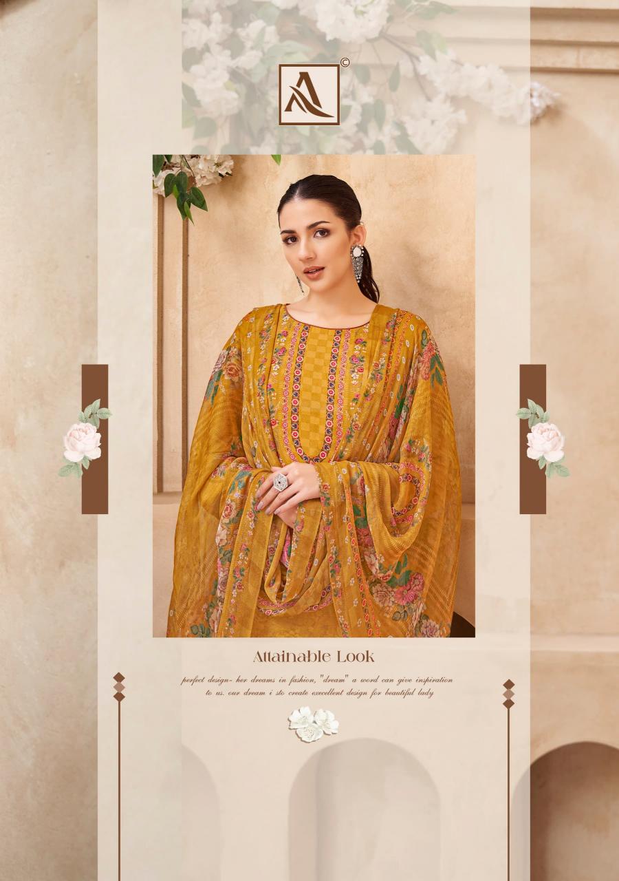 Alok Crazy Vol-2 Wholesale Viscose Muslin With Hand Work Dress Material