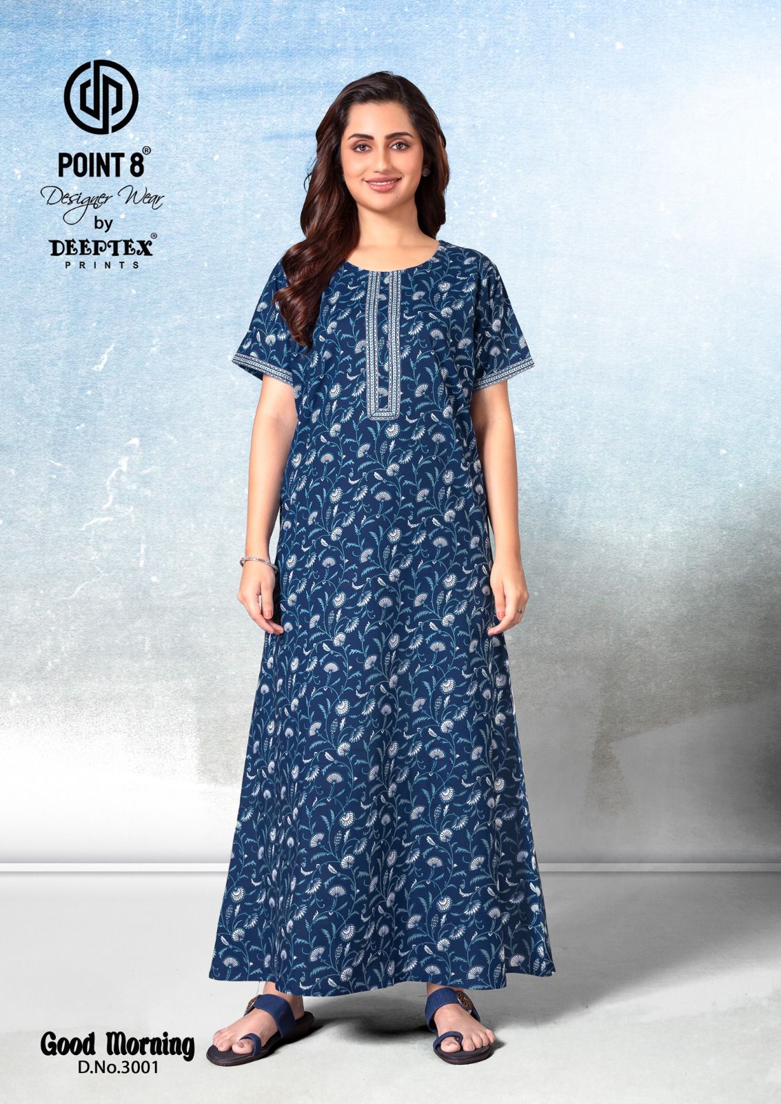 Deeptex By Point 8 Good Morning Vol-3 Wholesale Readymade Cotton Fabrics Nighty Catalog