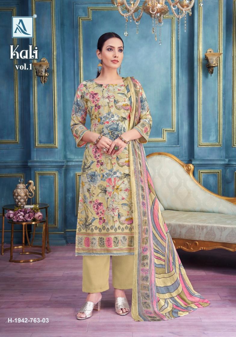 ALOK KALI VOL 1 VISCOSE SIMMER GORGEOUS LOOK PAKISTANI SUIT