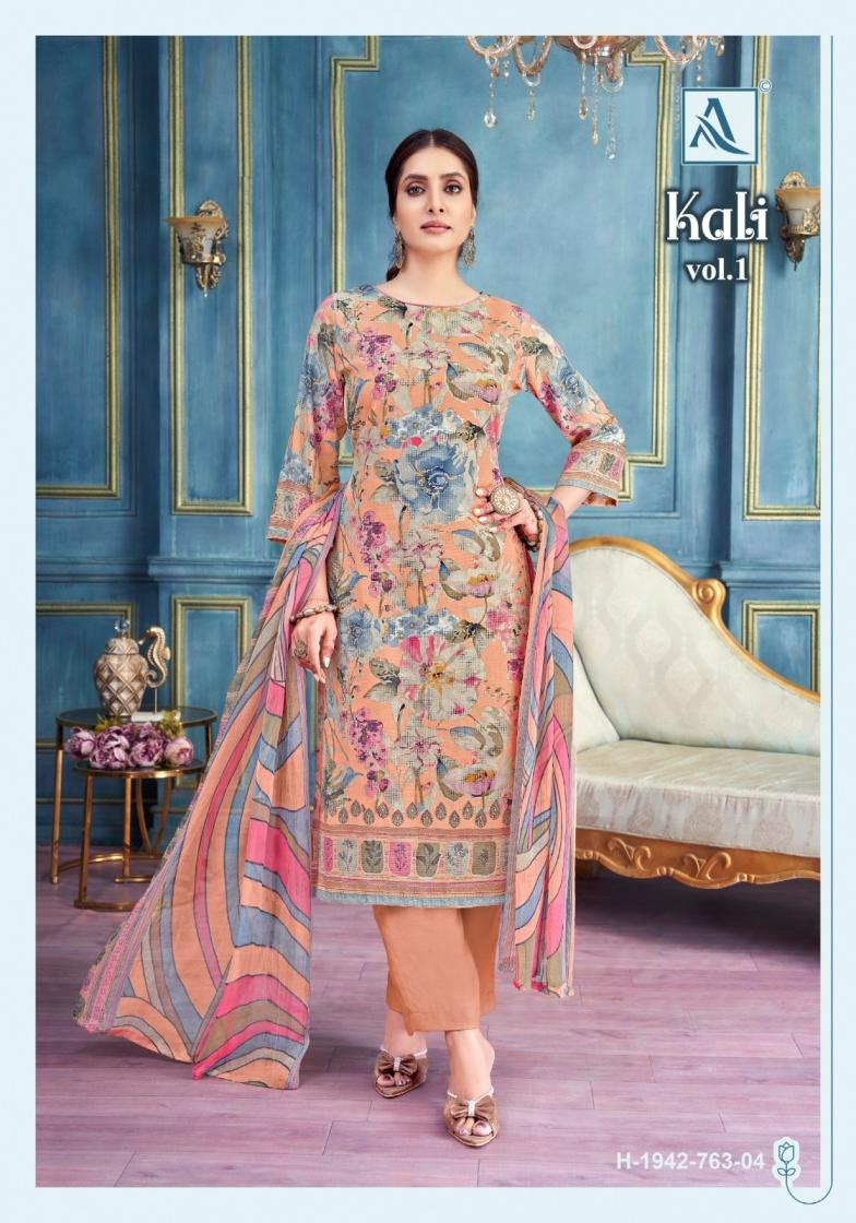ALOK KALI VOL 1 VISCOSE SIMMER GORGEOUS LOOK PAKISTANI SUIT