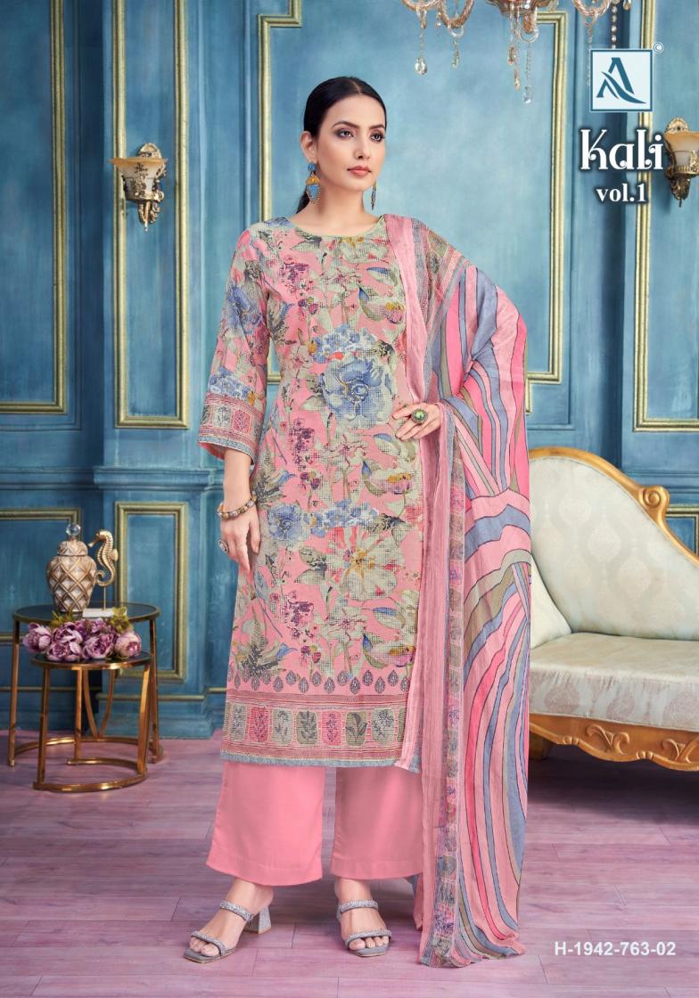 ALOK KALI VOL 1 VISCOSE SIMMER GORGEOUS LOOK PAKISTANI SUIT