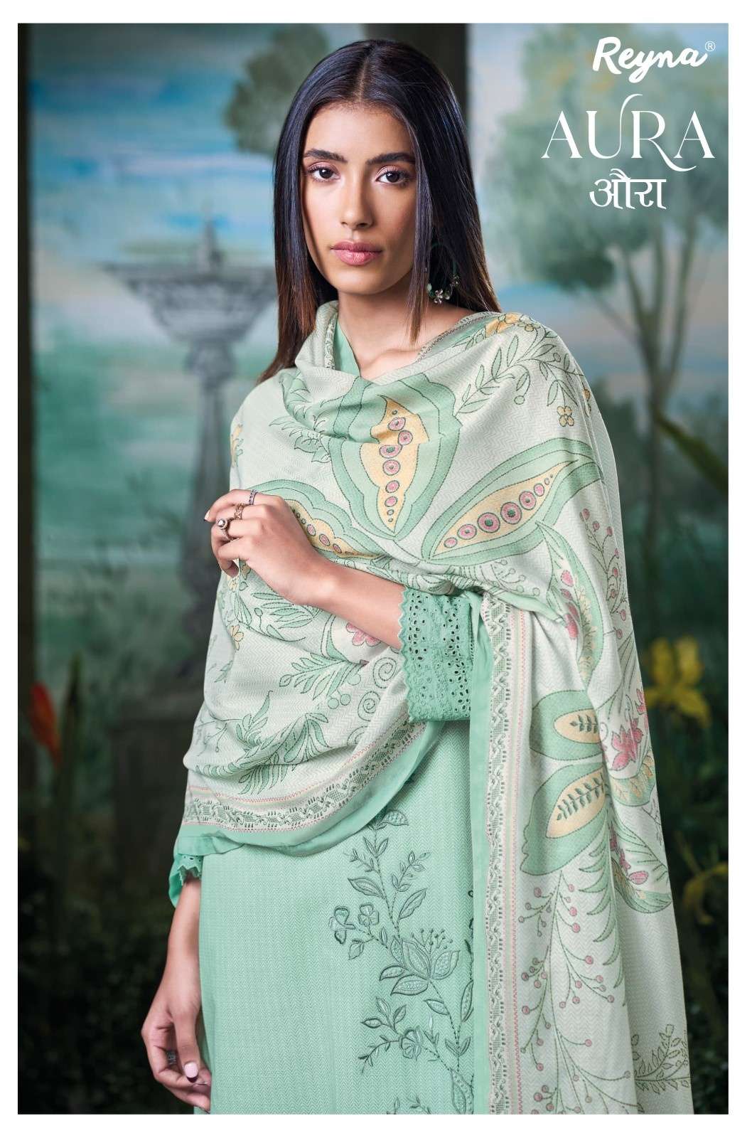 REYNA AURA COTTON PRINT COTTON COMFORTABLE FASHIONABLE 3PCS DRESS
