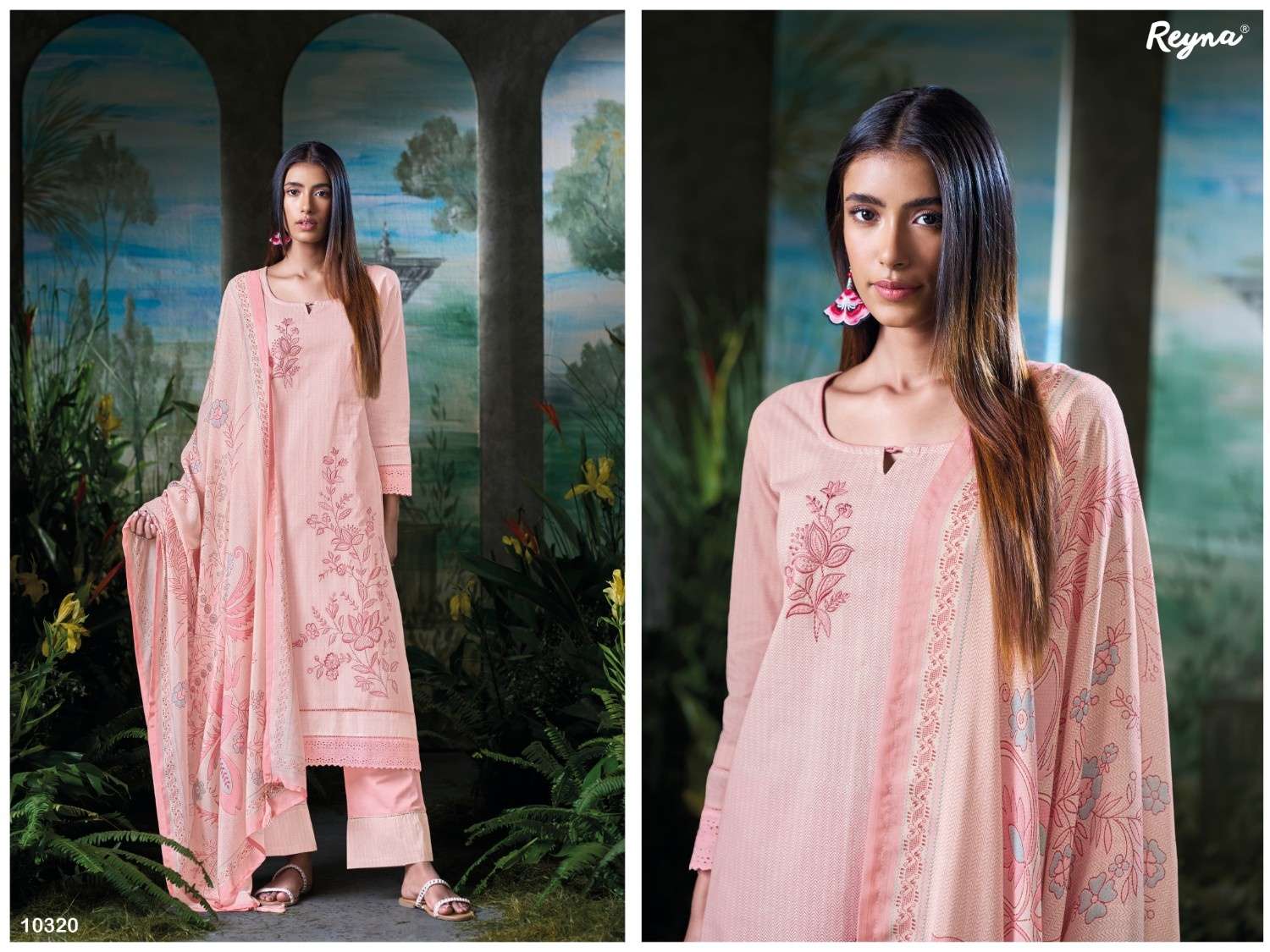 REYNA AURA COTTON PRINT COTTON COMFORTABLE FASHIONABLE 3PCS DRESS