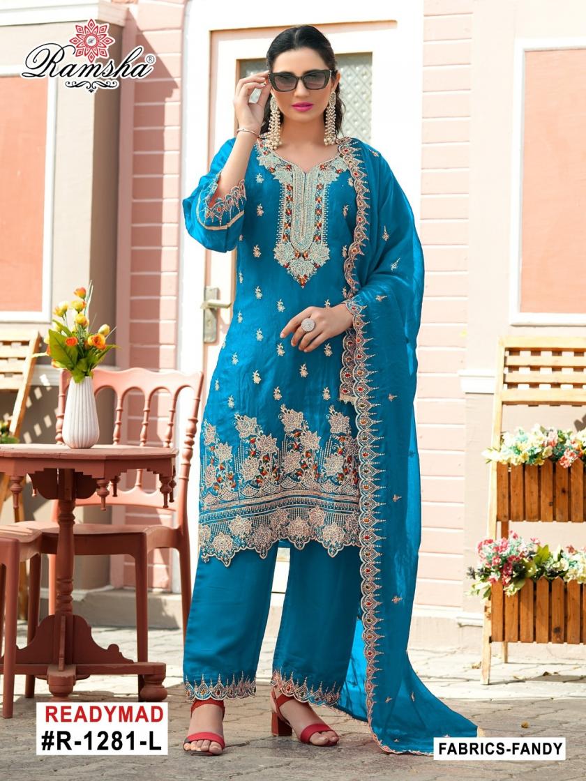 Ramsha R-1281 NX Wholesale Readymade Indian Pakistani Suits