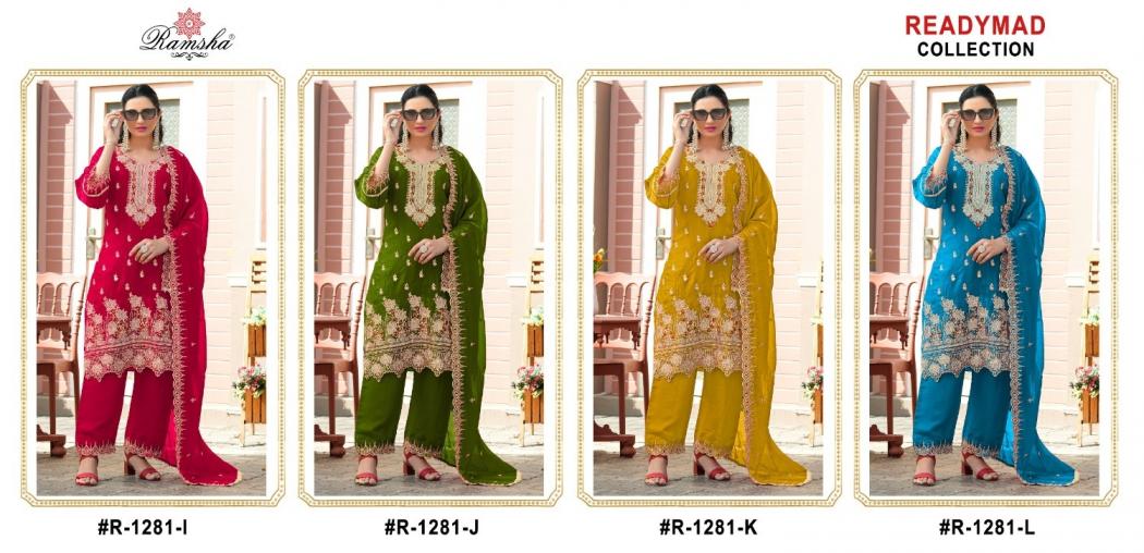 Ramsha R-1281 NX Wholesale Readymade Indian Pakistani Suits