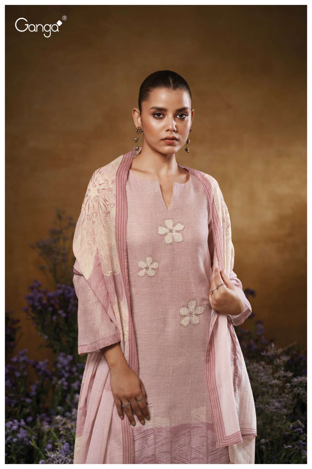 GANGA PRESENT KAIYA S3552 WHOLESALE PREMIUM COTTON WITH EMBROIDERY SALWAR SUITS