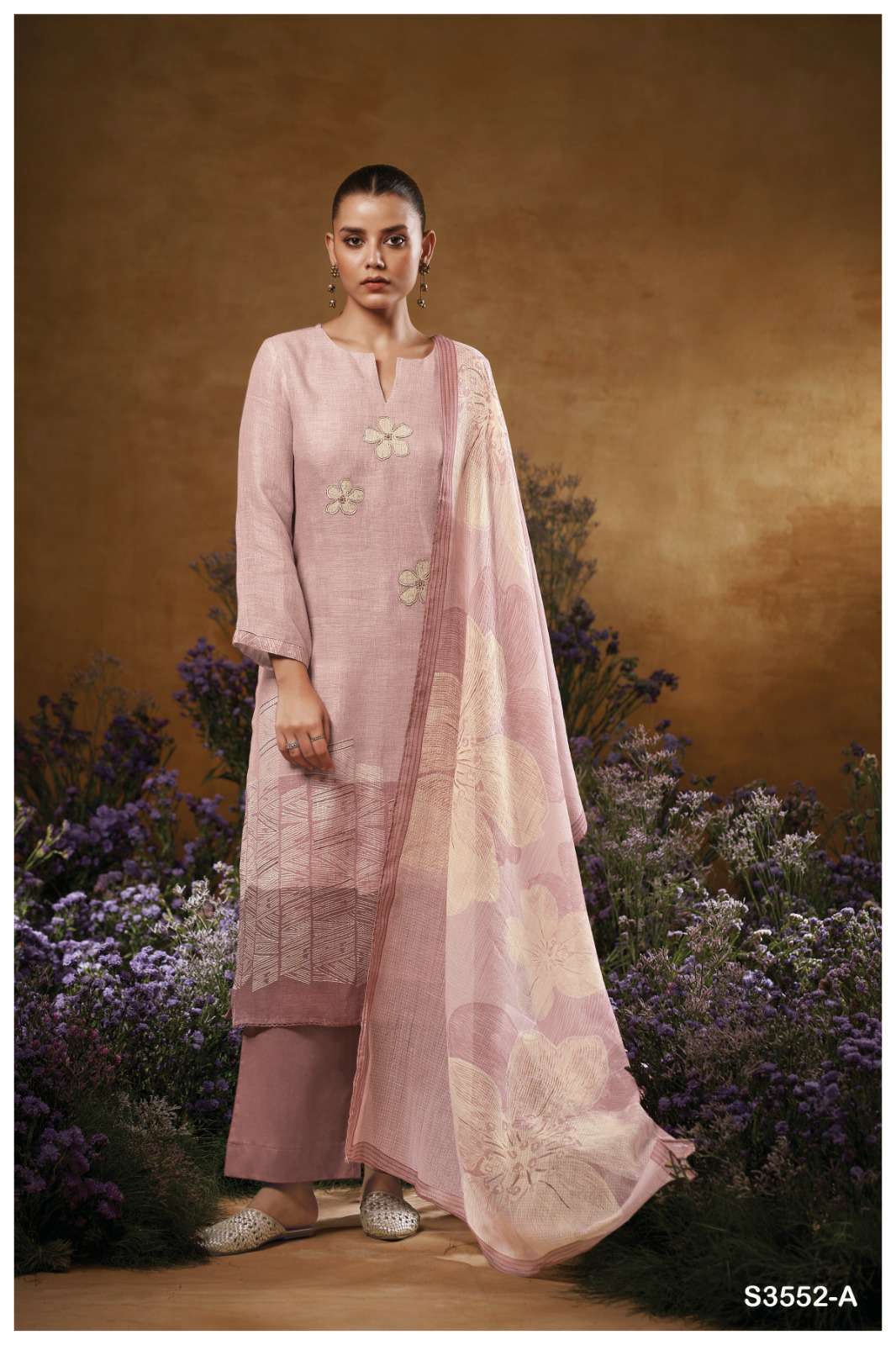 GANGA PRESENT KAIYA S3552 WHOLESALE PREMIUM COTTON WITH EMBROIDERY SALWAR SUITS