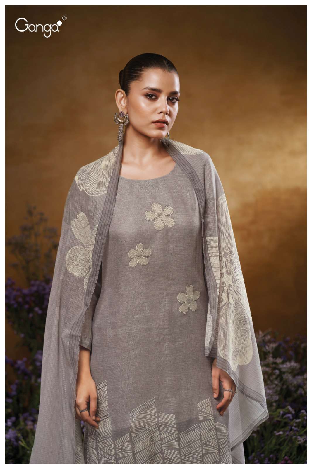 GANGA PRESENT KAIYA S3552 WHOLESALE PREMIUM COTTON WITH EMBROIDERY SALWAR SUITS
