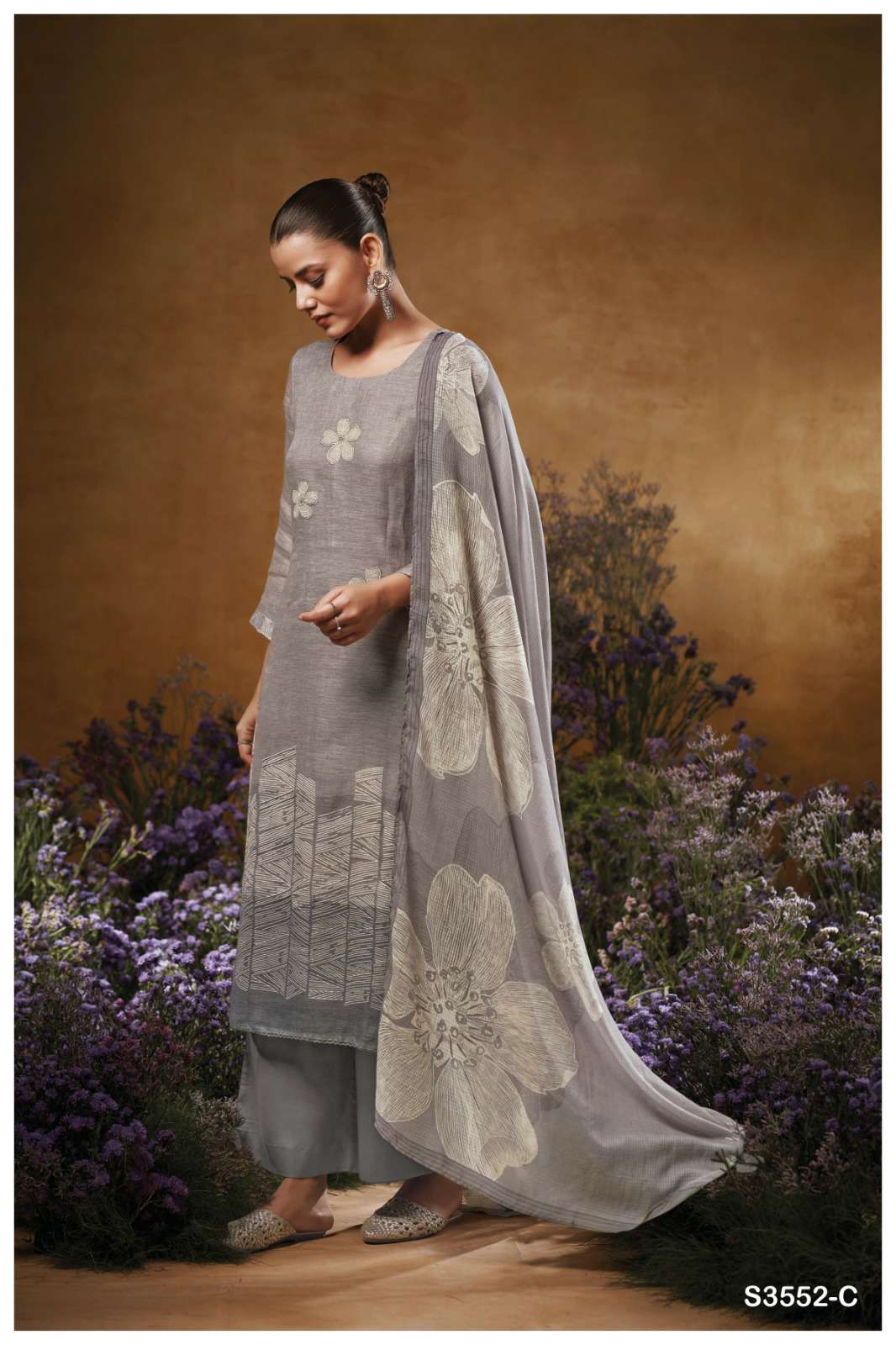 GANGA PRESENT KAIYA S3552 WHOLESALE PREMIUM COTTON WITH EMBROIDERY SALWAR SUITS