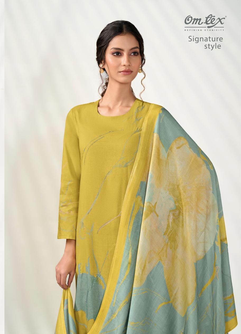 SIGNATURE STYLE BY OMTEX LAWN COTTON POPULAR DRESS MATERIAL