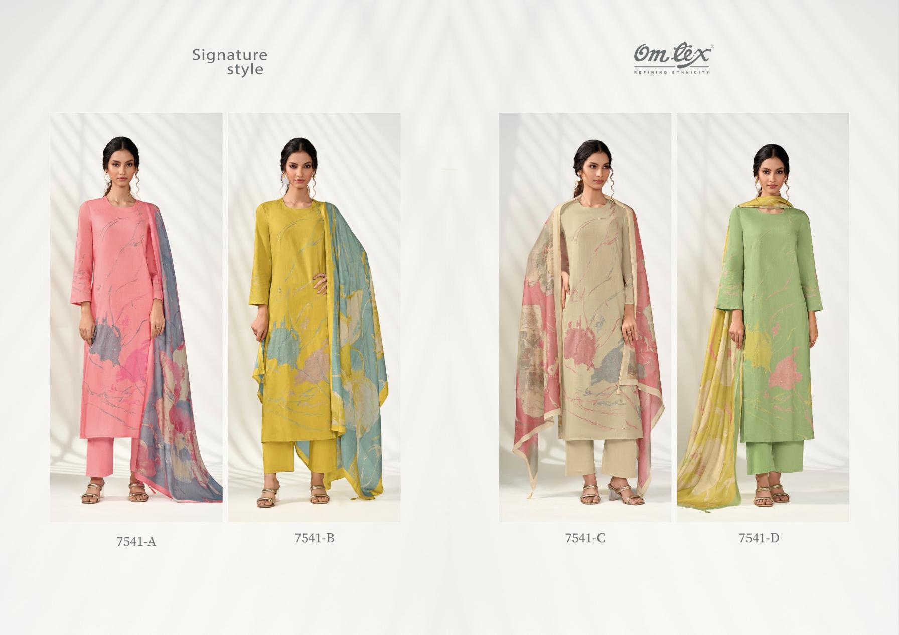 SIGNATURE STYLE BY OMTEX LAWN COTTON POPULAR DRESS MATERIAL