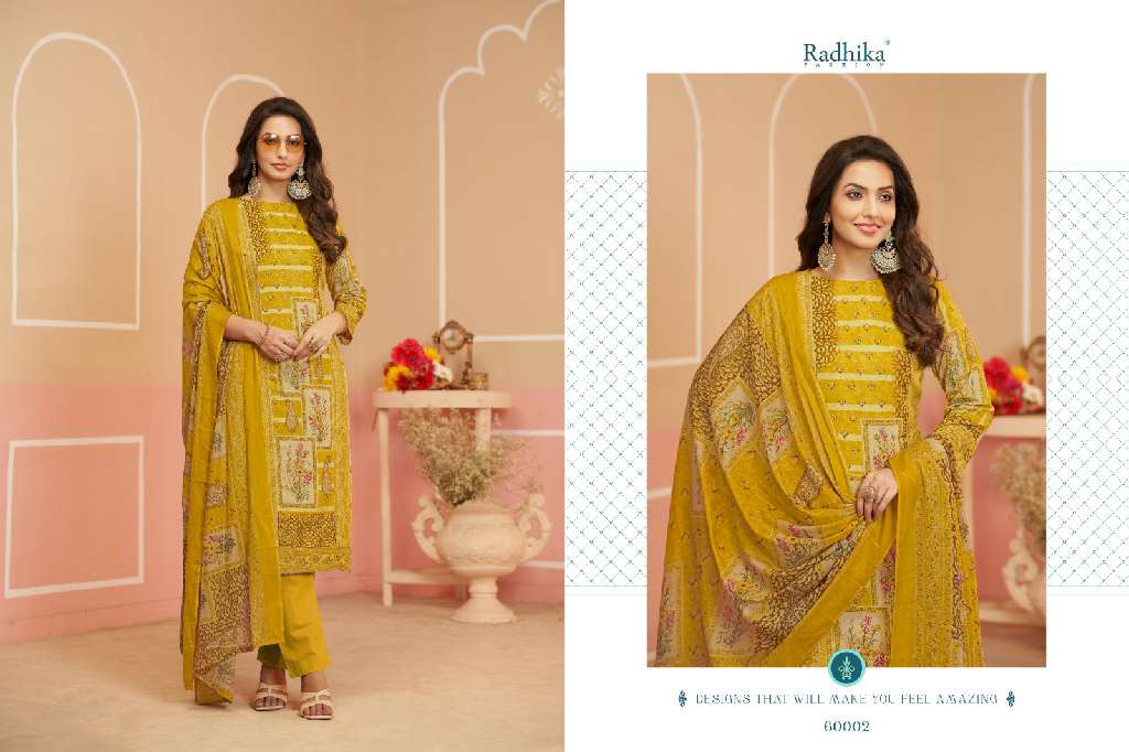 RADHIKA AZARA AVNEE VOL-2 WHOLESALE PURE LAWN COTTON DESIGNER SUITS