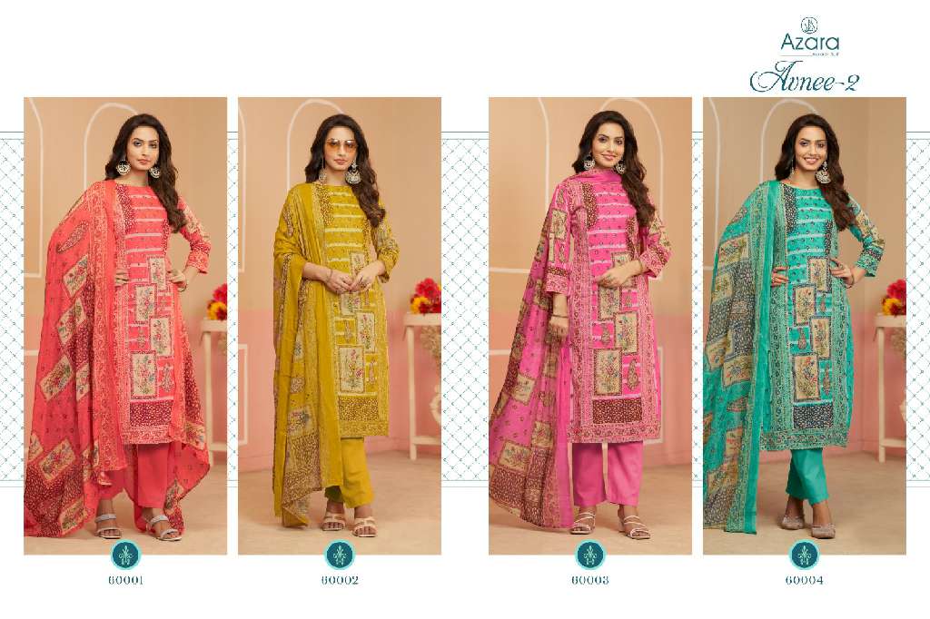 RADHIKA AZARA AVNEE VOL-2 WHOLESALE PURE LAWN COTTON DESIGNER SUITS