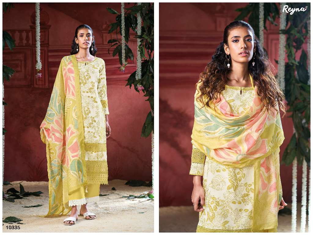 REYNA PRESENT ROHI WHOLESALE HEAVY COTTON WITH FANCY LACE PARTY WEAR DRESS