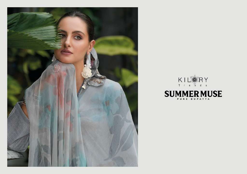 KILORY PRESENT SUMMER MUSE WHOLESALE PURE LAWN COTTON SUMMER SUITS