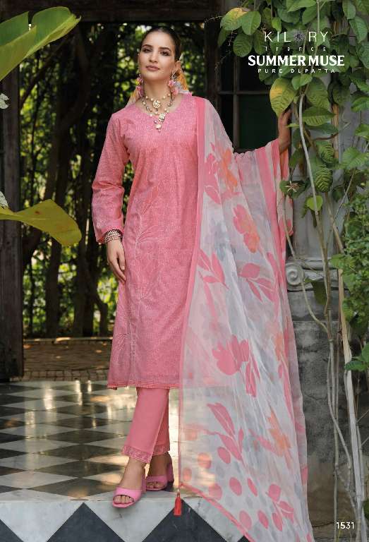 KILORY PRESENT SUMMER MUSE WHOLESALE PURE LAWN COTTON SUMMER SUITS