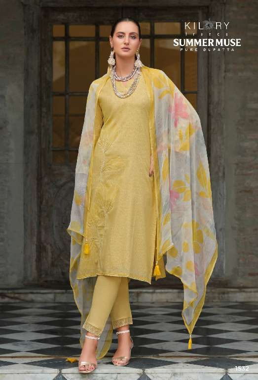 KILORY PRESENT SUMMER MUSE WHOLESALE PURE LAWN COTTON SUMMER SUITS