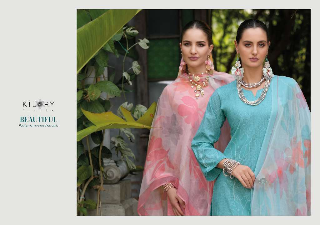 KILORY PRESENT SUMMER MUSE WHOLESALE PURE LAWN COTTON SUMMER SUITS