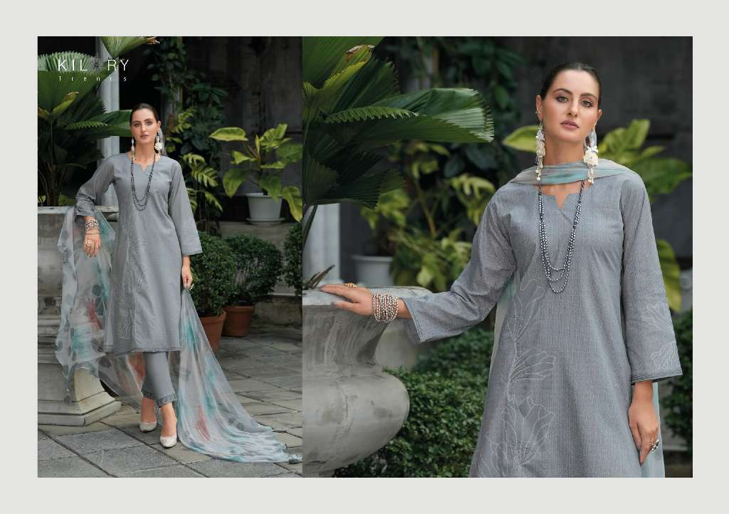 KILORY PRESENT SUMMER MUSE WHOLESALE PURE LAWN COTTON SUMMER SUITS
