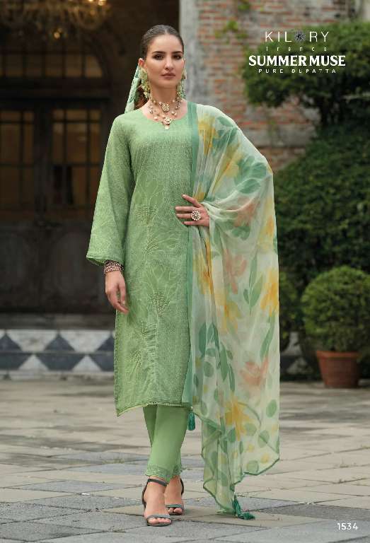 KILORY PRESENT SUMMER MUSE WHOLESALE PURE LAWN COTTON SUMMER SUITS
