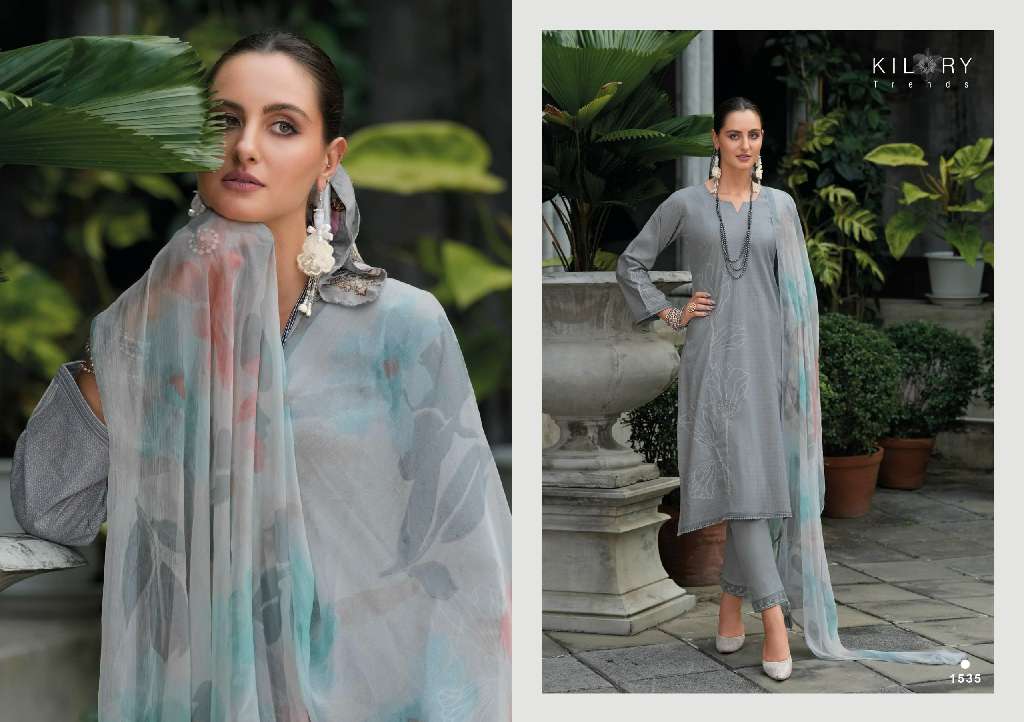 KILORY PRESENT SUMMER MUSE WHOLESALE PURE LAWN COTTON SUMMER SUITS