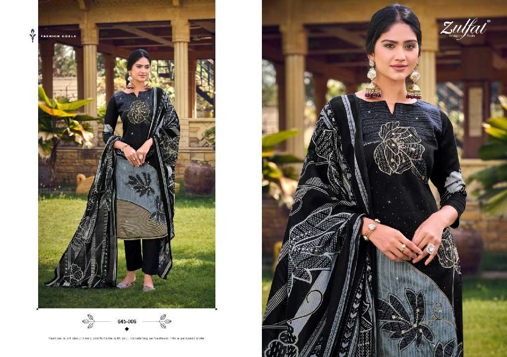 Zulfat Sajni Vol-7 Wholesale Pure Jam Cotton With Embroidery Work Dress Material