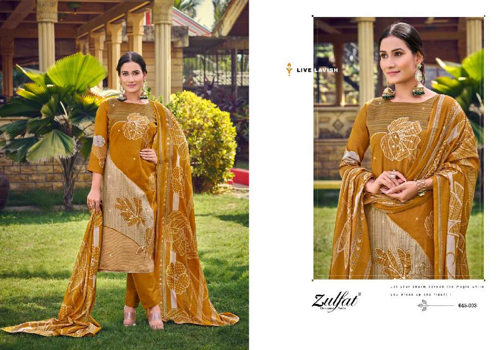 Zulfat Sajni Vol-7 Wholesale Pure Jam Cotton With Embroidery Work Dress Material