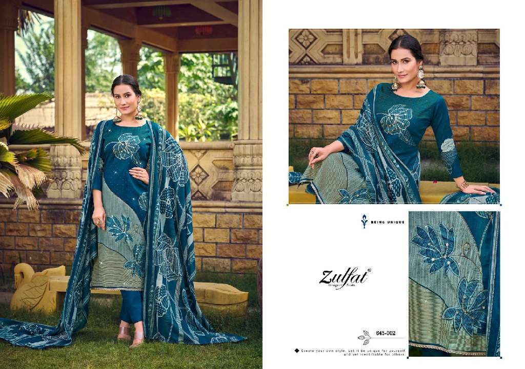 Zulfat Sajni Vol-7 Wholesale Pure Jam Cotton With Embroidery Work Dress Material