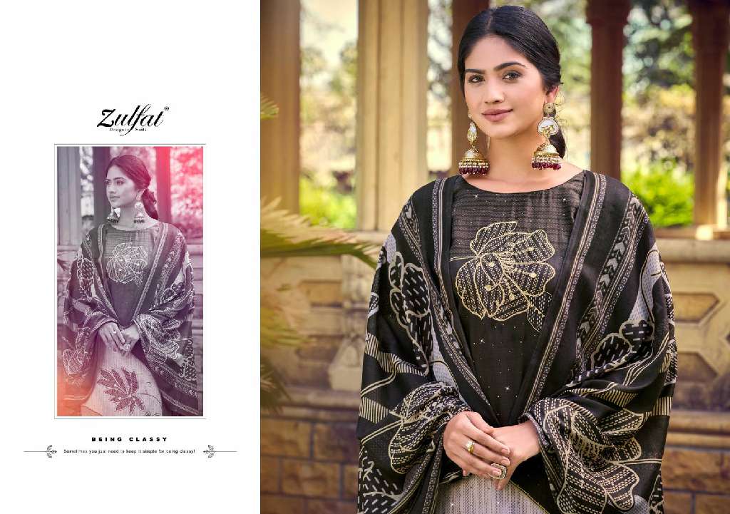 Zulfat Sajni Vol-7 Wholesale Pure Jam Cotton With Embroidery Work Dress Material