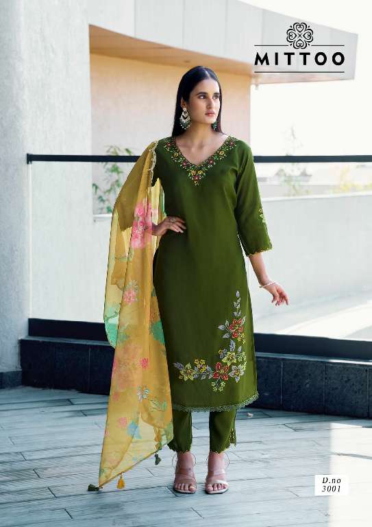 MITTOO LAUNCH SHREELEKHA WHOLESALE PURE MODAL VISCODE READYMADE SUITS