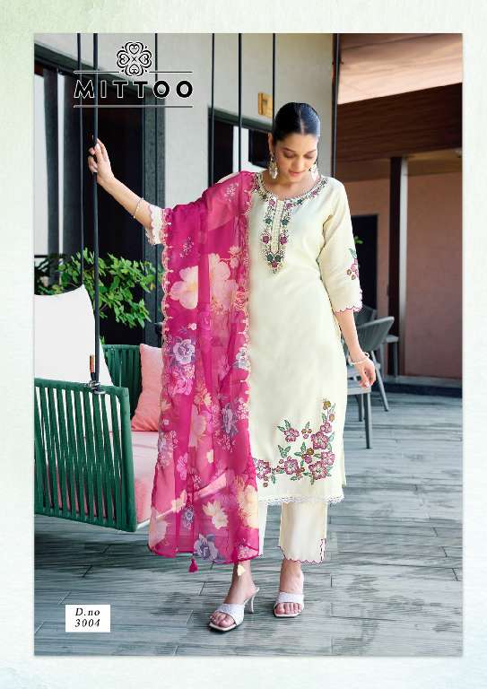 MITTOO LAUNCH SHREELEKHA WHOLESALE PURE MODAL VISCODE READYMADE SUITS