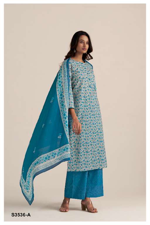 GANGA PRESENT TRINITY S3536 WHOLESALE PREMIUM COTTON PRINTED SALWAR SUITS