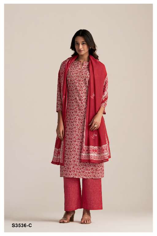 GANGA PRESENT TRINITY S3536 WHOLESALE PREMIUM COTTON PRINTED SALWAR SUITS