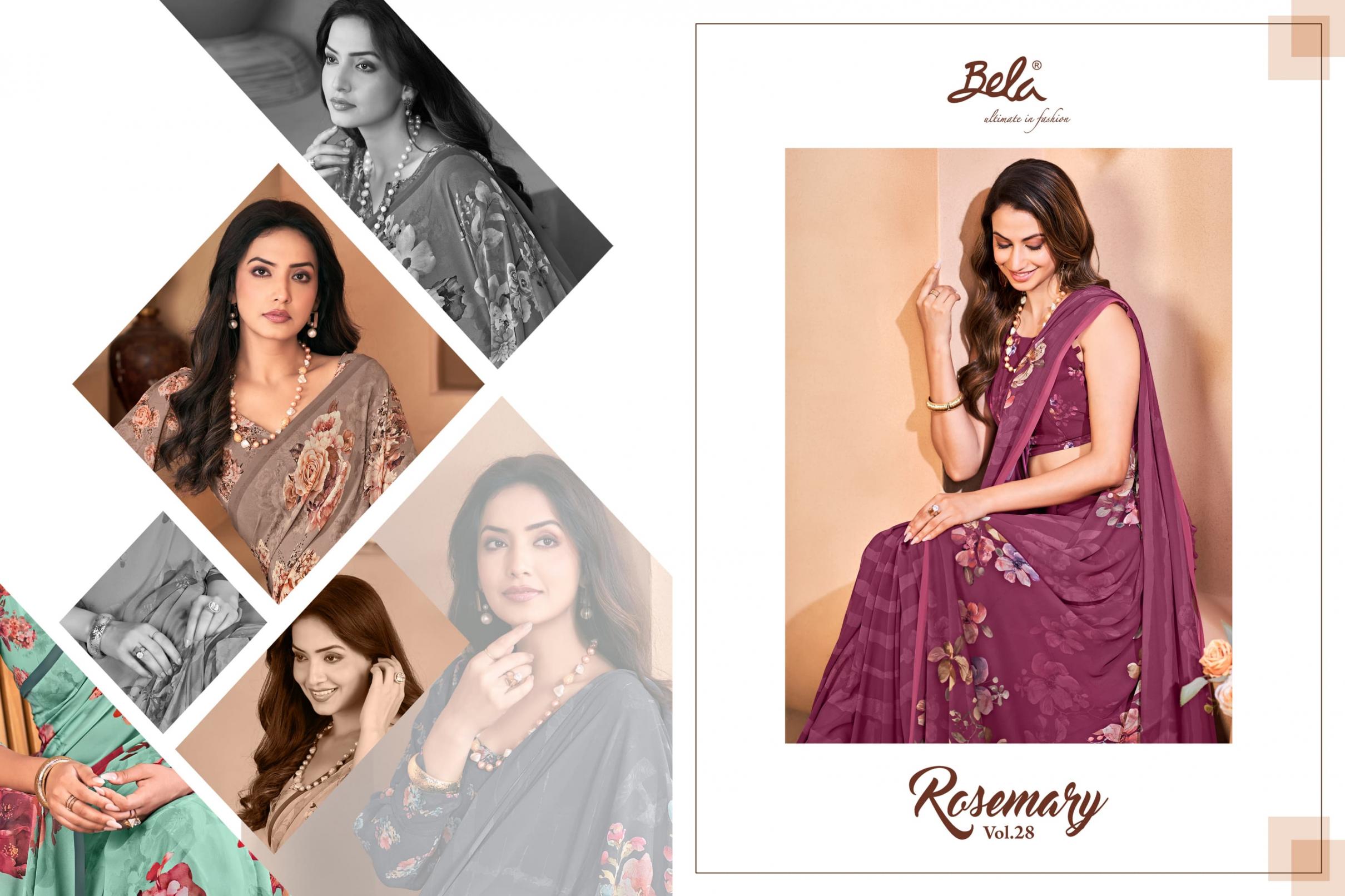 BELA FASHION ROSEMARY VOL 28 WITLESS SHOP TRENDY SAREE ONLINE