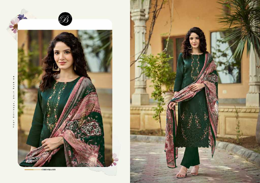 belliza zarqash vol 5 jam cotton unstitched suits