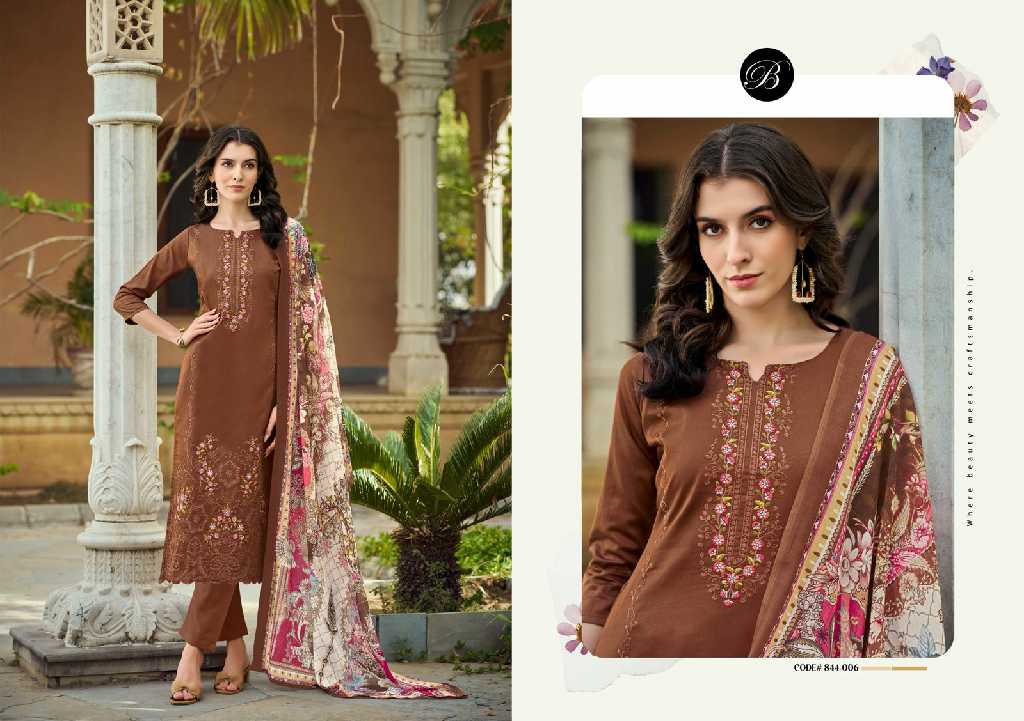 belliza zarqash vol 5 jam cotton unstitched suits